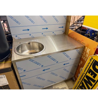 RF bord med hjul og vask