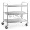 Servicevogn med 3 hylder, 2 underhylder