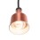 Varme lampe kobber