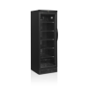 TEFCOLD CEV425 BLACK L/H Flaskekøleskab, venstrehængt dør