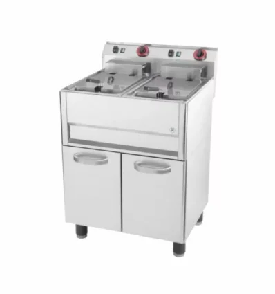 Friture 2x 9,9 kw, RM Gastro FE 61/13ELT, høj effekt pr. liter fritureolie