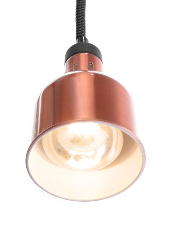 Varme lampe kobber